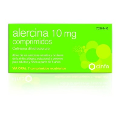 Alercina 10 Mg 7...